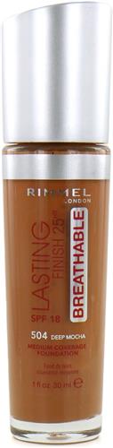 Rimmel London Lasting Finish Breathable Foundation - Deep Mocha