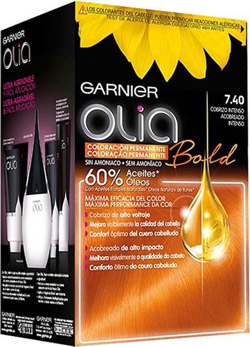 Olia Coloracion Permanente #7.40-cobrizo Intenso 4 pz