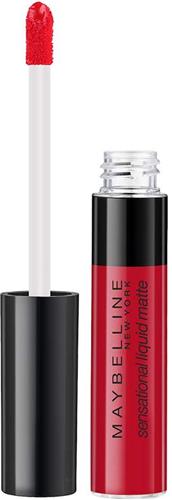 Maybelline Color Sensational Liquid Matte Lipstick - 03 Flush It Red