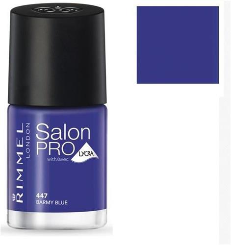 Rimmel London Salon Pro With Lycra Nagellak - 447 Barmy Blue