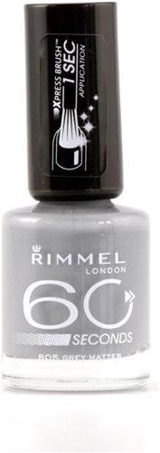 Rimmel London 60 seconds Finish Nagellak - 805 Grey Matter