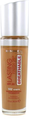 Rimmel Lasting Finish Breathable Foundation - 502 Noisette