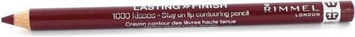 Rimmel Lasting Finish 1000 Kisses Stay On Lipliner - 063 Black Tulip