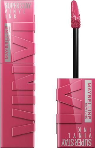 Maybelline New York - SuperStay Vinyl Ink Lipstick - 20 Coy - Roze - Langhoudende Lippenstift - 4,2 ml