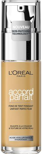 LOréal Paris - Accord Parfait Foundation - 2.D/W - Natuurlijk Dekkende Foundation met Hyaluronzuur en SPF 16 - 30 ml