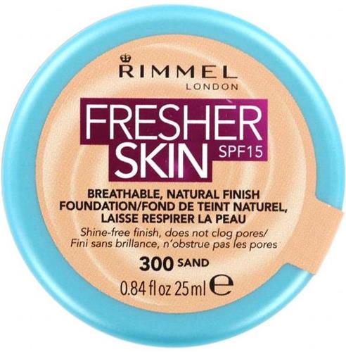 Rimmel Fresher Skin Foundation - 300 Sand