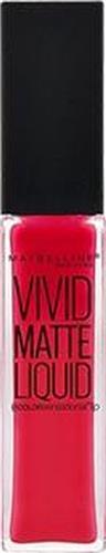 Maybelline Color Sensational Vivid Matte Liquid 35 Rebel Red lippenstift Rood Mat