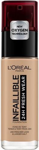 L'Oréal Paris Infaillible 220 Sand 24H Fresh Wear Foundation - 3 Stuks - Voordeelverpakking