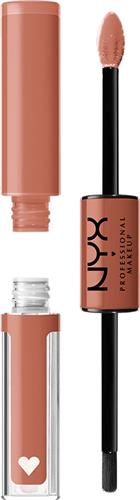 Nyx Professional Makeup Shine Loud High Shine Lip Color - Goal Crusher - Glanzende Vloeibare Lippenstift - Beige