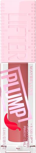 Maybelline - Lifter Plump - Lip Plumping lipgloss - langdurig vollere lippen - verwarmende sensatie met 5% Maxi-Lip en chilipeper - Peach Fever - 5,4 ml