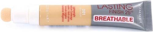 Rimmel Lasting Finish 25 HR Breathable Concealer - 001 Light Ivory
