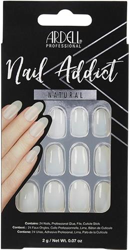 False nails Ardell Nail Addict Natural Oval (24 pcs)