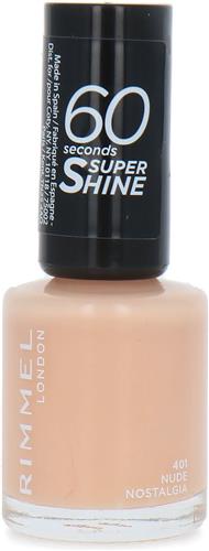 Rimmel 60 Seconds Super Shine Nagellak - 401 Nude Nostalgia