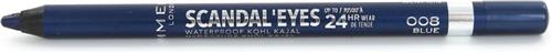 Rimmel ScandalEyes Kohl Kajal Waterproof Oogpotlood - 008 Blue