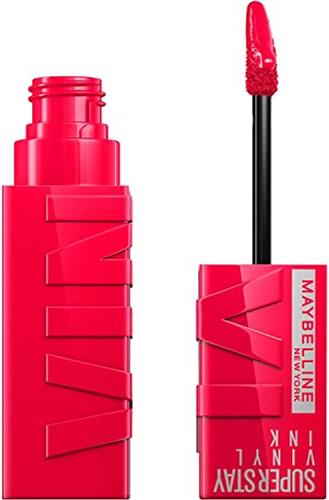 Maybelline New York - SuperStay Vinyl Ink Lipstick - 45 Capricious - Roze - Langhoudende Lippenstift - 4,2 ml