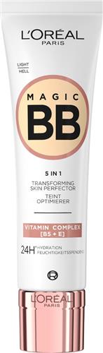 LOréal Paris -LOréal Paris Magic BB Cream - VerzorgLOréal Paris Magic BB Cream - Verzorgende dagcrème en make-up in 1 Verrijkt met vitamine B5 en E - 02 Light - 30ml
