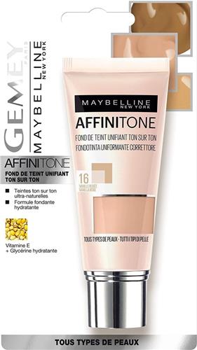 Maybelline Affinitone 30 ml Koker Crème 16 Vanilla Rose