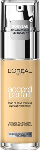 LOréal Paris - Accord Parfait Foundation - 1R/C - Natuurlijk Dekkende Foundation met Hyaluronzuur en SPF 16 - 30 ml
