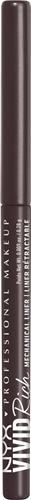 Nyx Professional Makeup Vivid Rich Mechanical Pencil - Mechanische eyeliner - op edelstenen genspireerde kleuren met roomzachte pigmenten - Smokin' Topaz - Bruin - 4,8GR