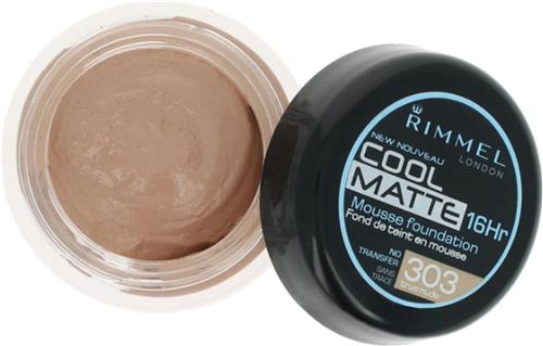 Rimmel Cool Matte Mousse 16HR Foundation - 303 True Nude