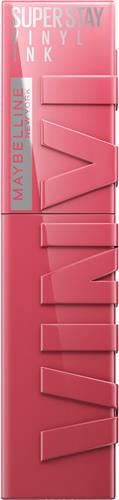 Maybelline New York SuperStay Vinyl Ink Longwear Liquid Lipstick - 160 Sultry - vloeibare lippenstift - voor een schitterende glans en intense kleur - blijft tot wel 16 uur zitten - geeft niet af - roze