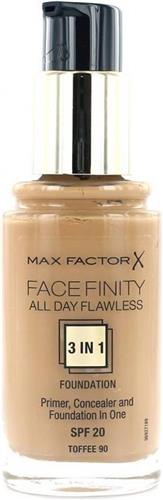 Max Factor Facefinity All Day Flawless 3-in-1 Foundation - 90 Toffee