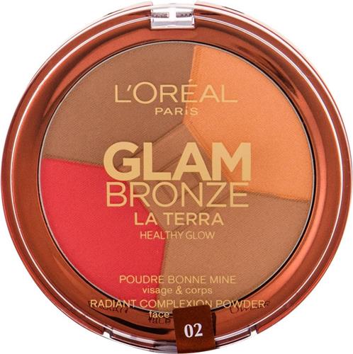LÓréal Paris Glam Bronze La Terra Healthy Glow Powder - 02 Medium Speranza