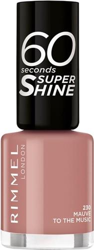 Rimmel 60 Seconds Super Shine Nagellak - 230 Mauve To The Music