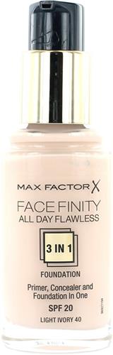 Max Factor Facefinity All Day Flawless 3-in-1 Liquid Foundation - 040 Ivory