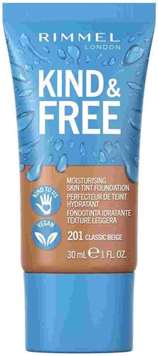 Rimmel London KIND & FREE Vegan Foundation 210 Golden Beige