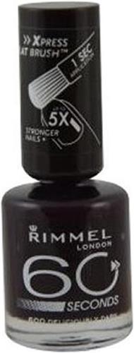 Rimmel 60 Seconds Finish Nagellak - 600 Deliciously Dark