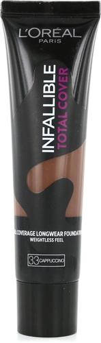 L'Oréal Infallible Total Cover Foundation - 33 Cappuccino