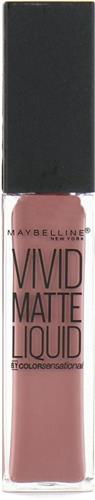 Maybelline Color Sensational Vivid Matte Liquid Lippenstift - 2 Grey Envy