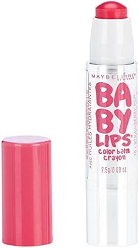 Maybelline - Babylips Color Balm Crayon - 15 Strawberry Pop - Lipbalm