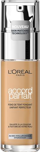 LOréal Paris - Accord Parfait Foundation - 5.R/C - Natuurlijk Dekkende Foundation met Hyaluronzuur en SPF 16 - 30 ml
