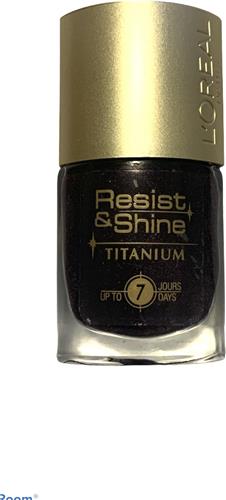LOréal Nagellak Resist & Shine Titanium 7 Days 705 Donker paars