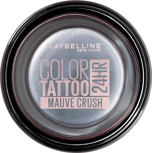 Maybelline New York - Color Tattoo 24H - 87 Mauve Crush - Lichtblauwe - Langhoudende Crème Oogschaduw - 53 gr.