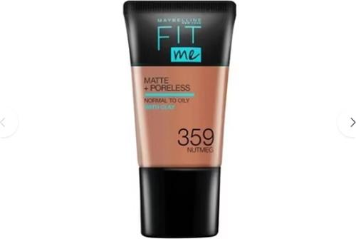 Maybelline Fit Me Matte + Poreless Foundation - 359 Nutmeg - 18 ml