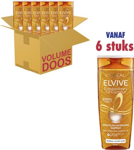 L'Oréal Paris Elseve Shampoo Extrardinary Oil Coco (6 x 300ml)