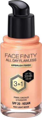 Crème Make-up Basis Max Factor Facefinity 3 in 1 Spf 20 Nº 32-light beige 30 ml