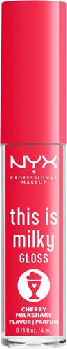 NYX Professional Makeup This Is Milky Gloss - Cherry Milkshake - Lipgloss - 4 ml