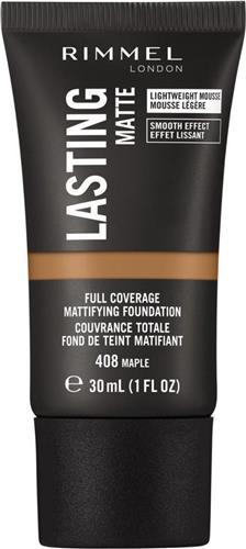 Rimmel London Lasting Matte Foundation - 408 Cocoa