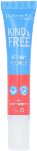 Rimmel Kind & Free Creamy Blusher - 002 Flushed Tangerine