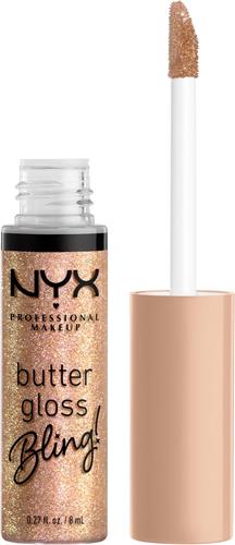 NYX Professional Makeup Butter Gloss Bling Bring the Bling Niet-plakkende Glanzende Lipgloss - Goud - 8ML