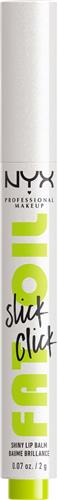 NYX Professional Makeup Fat Oil Slick Click - Main Character - lippenbalsem - glitter transparant - 2g