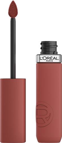 L'Oréal Paris Infaillible Matte Resistance lippenstift  Langhoudende Vloeibare Lipstick met een matte finish Verrijkt met Hyaluronzuur  Vegan  150 Lazy Sunday  5ml