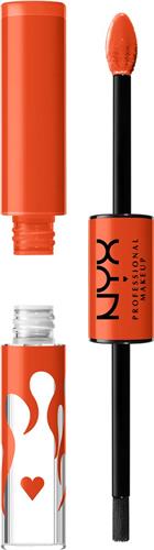 NYX Professional Makeup - Shine Loud High Pigment Lip Shine Lipgloss - Hot Sauce Limited Edition Shiny Orange Lipstick- Habanero Hottie