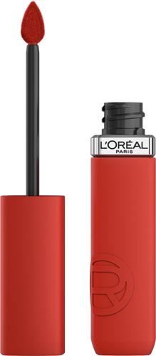 L'Oréal Paris Infaillible Matte Resistance lippenstift  Langhoudende Vloeibare Lipstick met een matte finish Verrijkt met Hyaluronzuur  Vegan  400 Spill The Tea  5ml