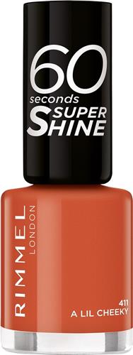 Rimmel 60 Seconds Super Shine Nagellak - 411 A Lil Cheeky