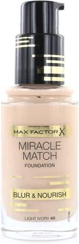 Max Factor Miracle Match Foundation - 40 Light Ivory